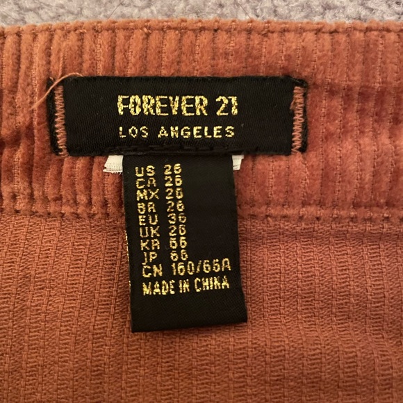 Corduroy Button-down Skirt - Picture 2 of 2